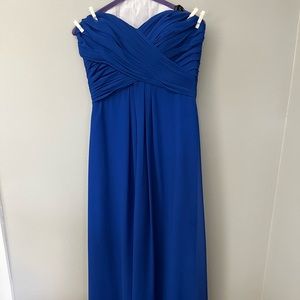 Bill Levkoff Blue Floor Length Dress 👗